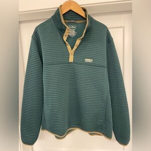 LL Bean Airlight Knit Pullover Sweatshirt